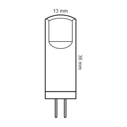 Sada 5× LED žiaroviek PIN G4/1,8 W/12 V 2700 K - Osram