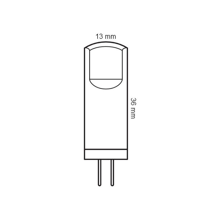 Sada 5× LED žiaroviek PIN G4/1,8 W/12 V 2700 K - Osram