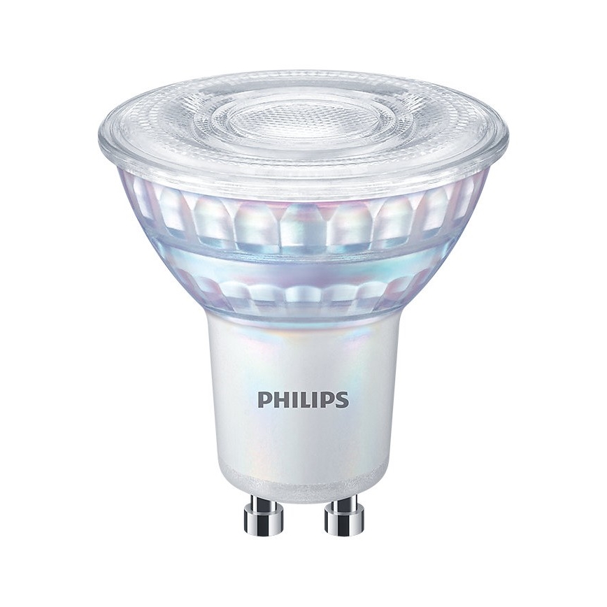 SADA 6x LED Stmievateľná žiarovka Philips Warm Glow GU10/3,8W/230V 2200-2700K CRI 90