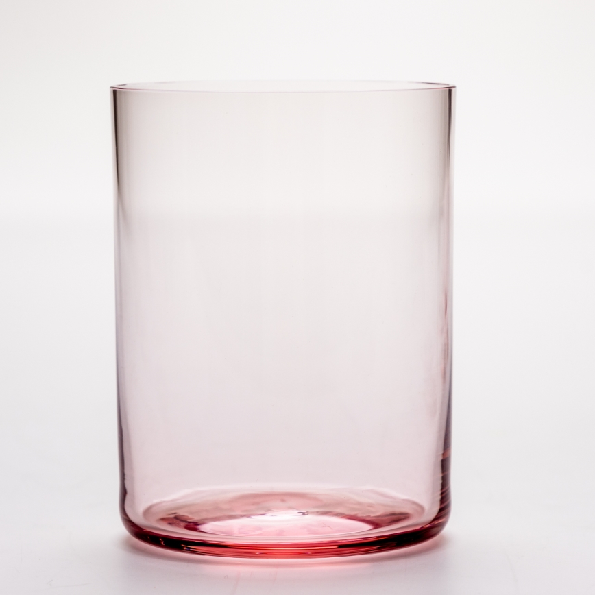 Sada 6x pohár 200 ml červená číra