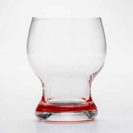 Sada 6x pohár Katka 170 ml červená číra