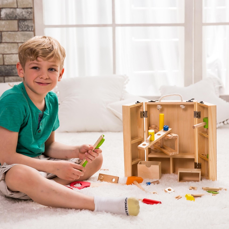 Sada dreveného náradia v kufríku 30 ks