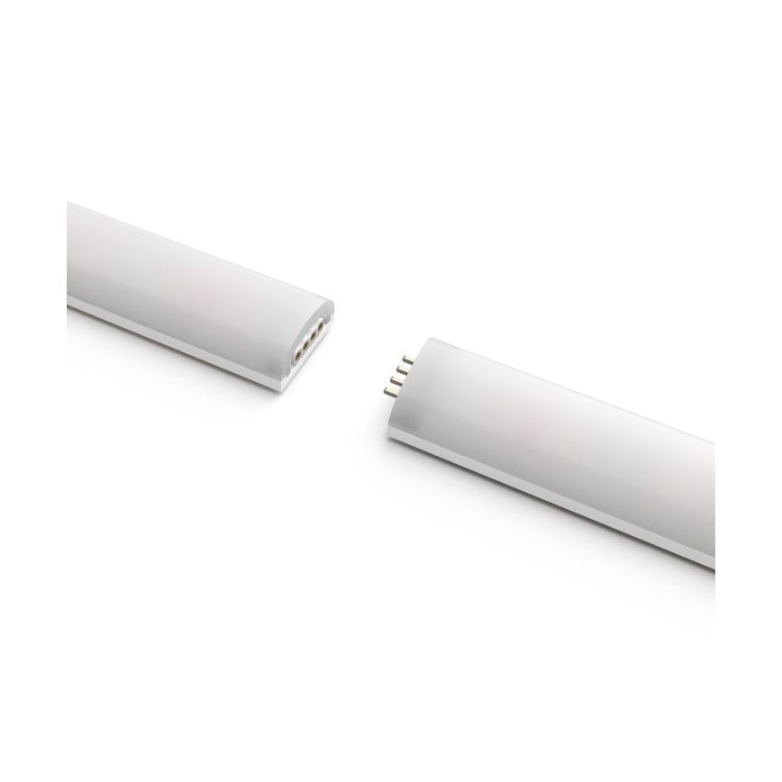SADA - LED RGBW Stmievateľný pásik Philips Hue WHITE AND COLOR AMBIANCE 2m LED/20W/230V + 4x Stmievateľná žiarovka Philips A60 E27/6,5W/230V 2000-6500K