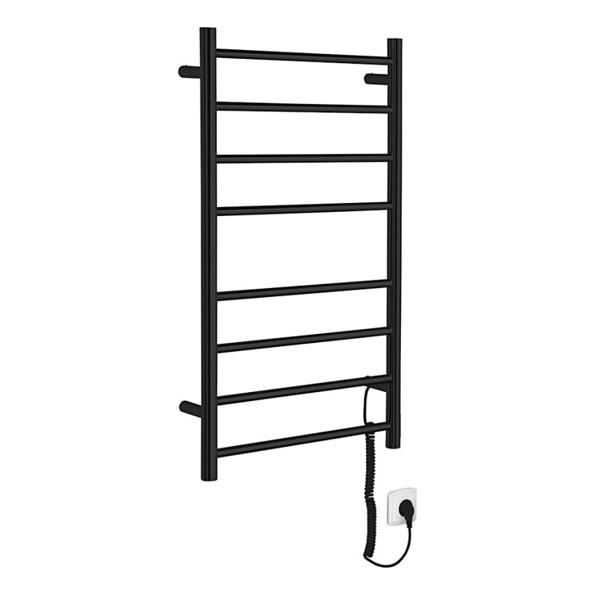 Sapho - Elektrický sušák na uteráky REDONDO 75W/230V 50x90 cm matná čierna