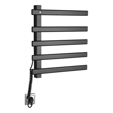 Sapho - Elektrický sušiak na uteráky ELCOR 63W/230V 48x52 cm matná čierna