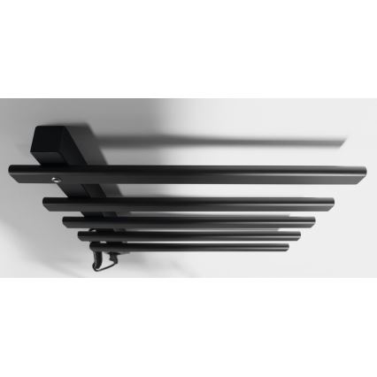 Sapho - Elektrický sušiak na uteráky ELCOR 63W/230V 48x52 cm matná čierna