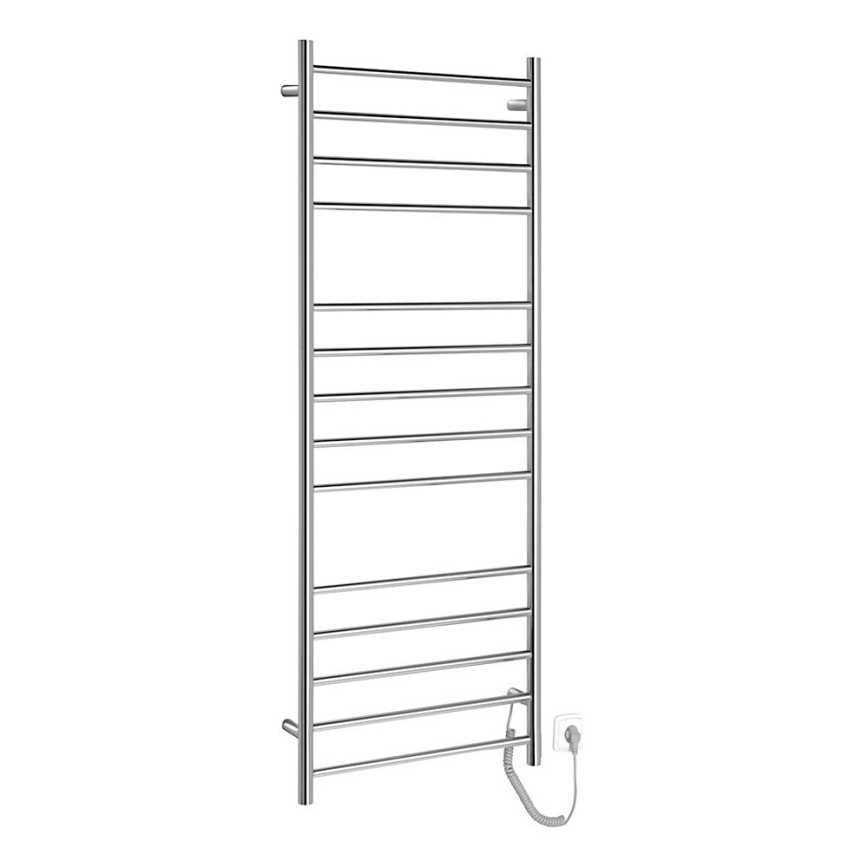 Sapho - Elektrický sušiak na uteráky REDONDO 130W/230V 150 cm lesklý chróm pravá zaokrúhlený