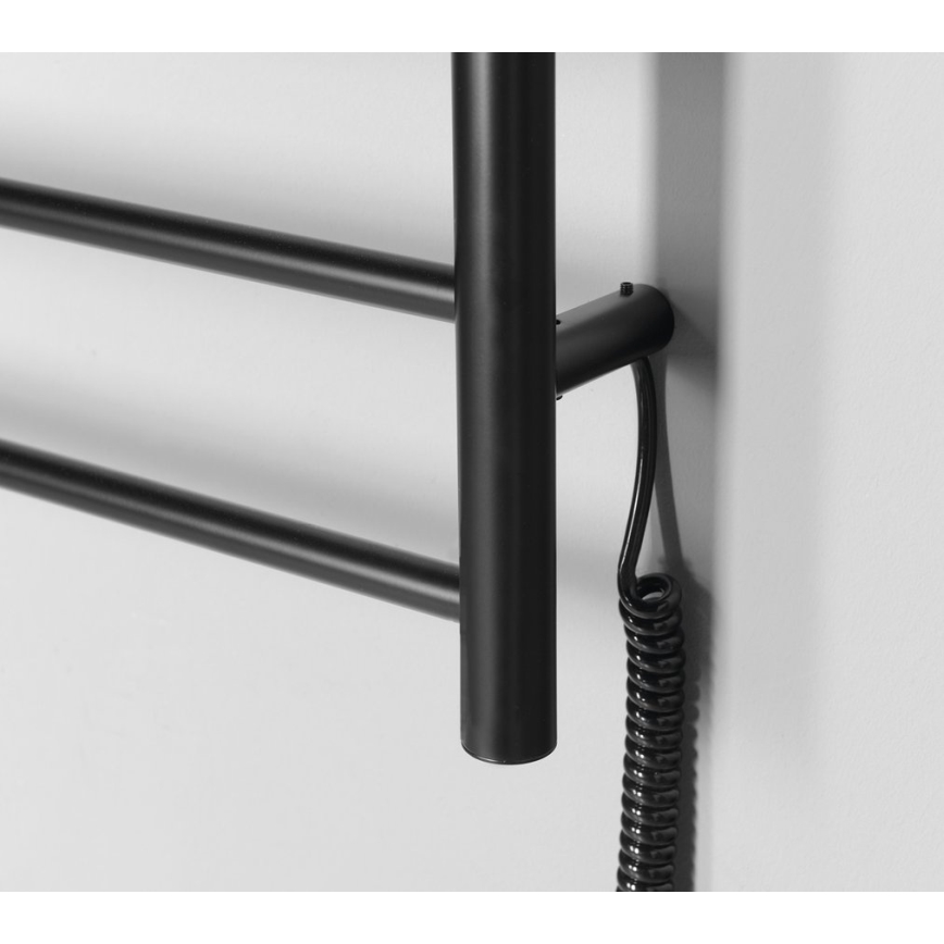 Sapho - Elektrický sušiak na uteráky REDONDO 130W/230V 63x116 cm matná čierna