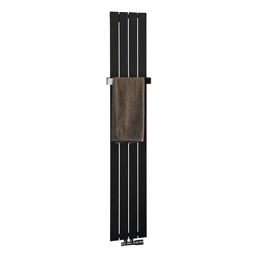 Sapho - Kúpeľňový radiátor COLONNA 614W230V 29x180 cm čierna