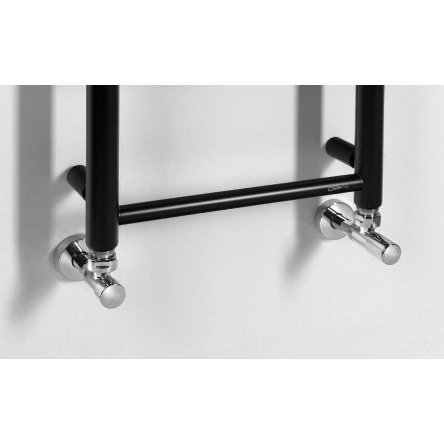 Sapho - Kúpeľňový radiátor DINA 334 W 35x168 cm matná čierna