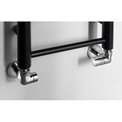 Sapho - Kúpeľňový radiátor DINA 335W 30x174 cm matná čierna