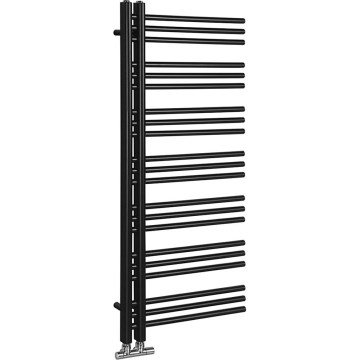 Sapho - Kúpeľňový radiátor DORLION 400W/230V 50x120 cm matná čierna