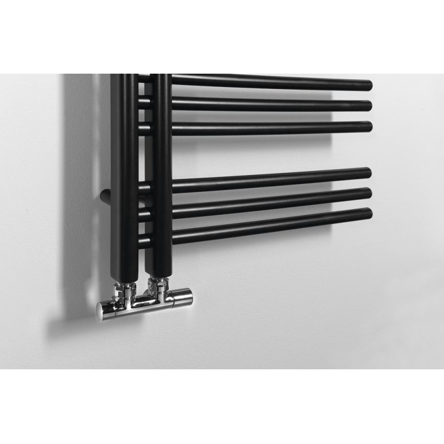 Sapho - Kúpeľňový radiátor DORLION 400W/230V 50x120 cm matná čierna