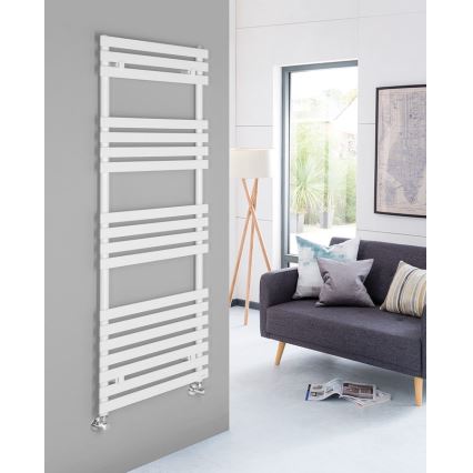Sapho - Kúpeľňový radiátor JALOUSI 765W/230V 50x150 cm biely