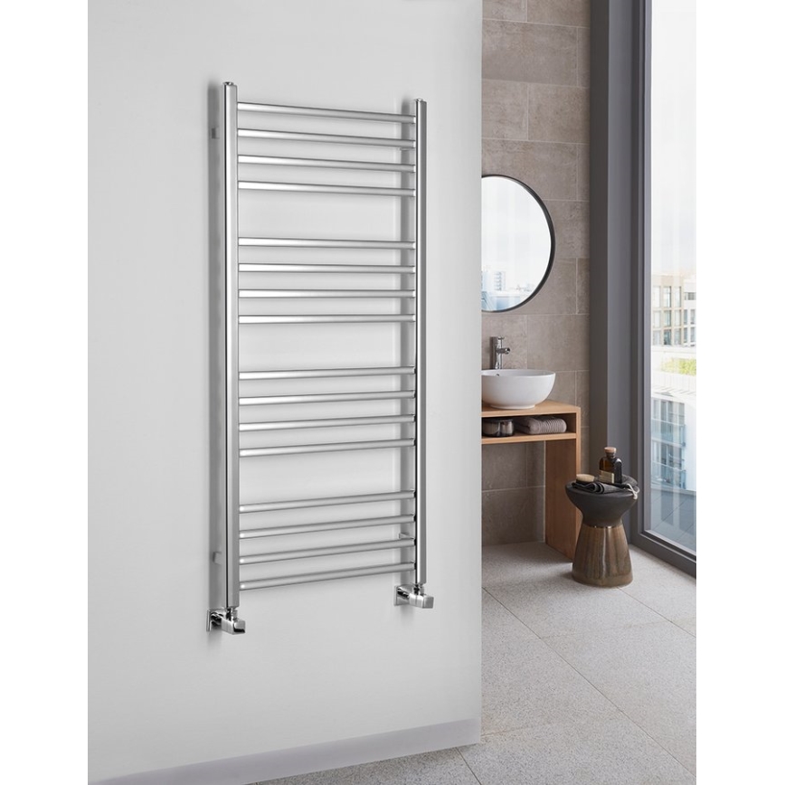 Sapho - Kúpeľňový radiátor METRO 347W/230V 50x120 cm lesklý chróm