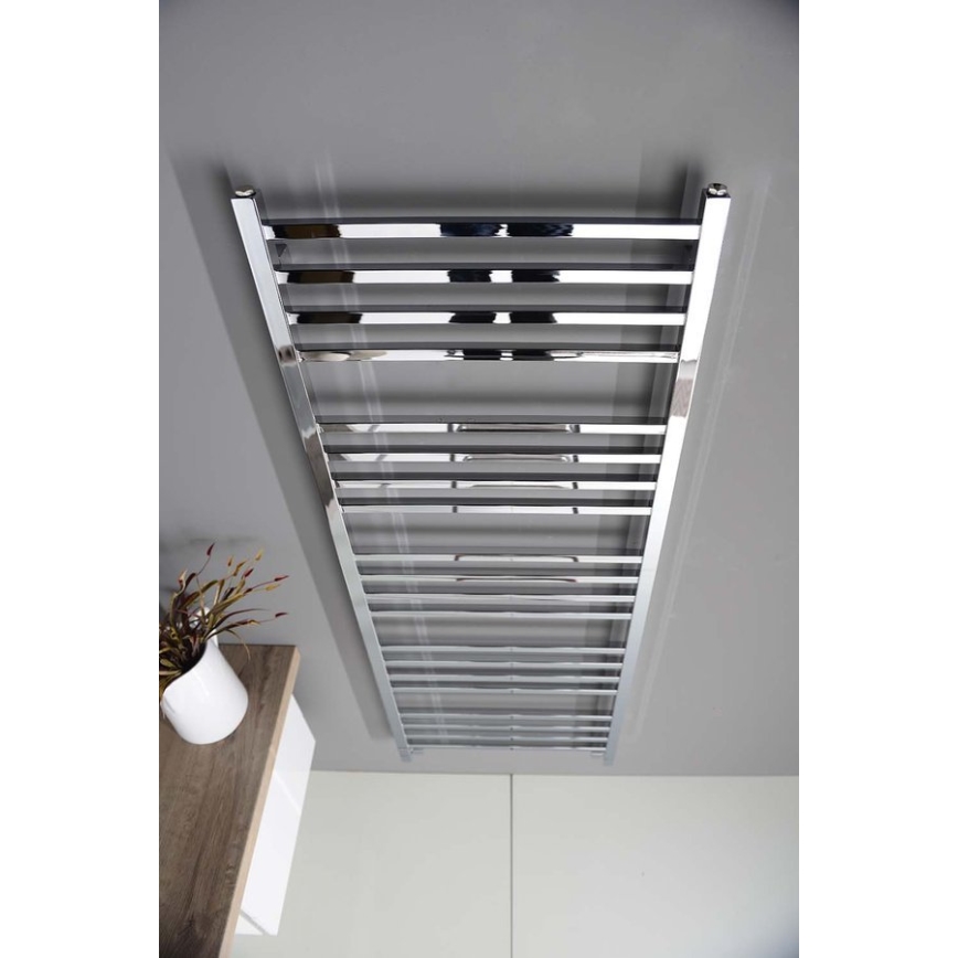 Sapho - Kúpeľňový radiátor METRO 497W/230V 60x153 cm lesklý chróm