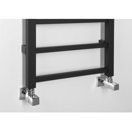 Sapho - Kúpeľňový radiátor METRO DOS 323W 40x150 cm matná čierna