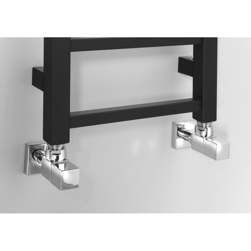 Sapho - Kúpeľňový radiátor METRO LIGHT 211W 30x114 cm matná čierna