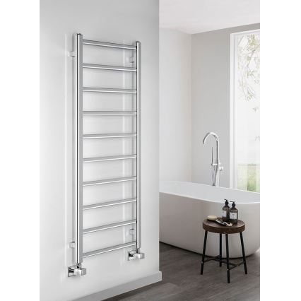 Sapho - Kúpeľňový radiátor METRO LIGHT 247W/230V 40x114 cm lesklý chróm