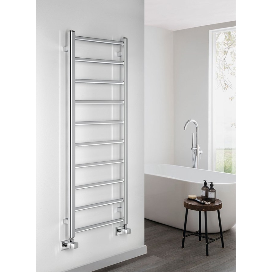Sapho - Kúpeľňový radiátor METRO LIGHT 247W/230V 40x114 cm lesklý chróm