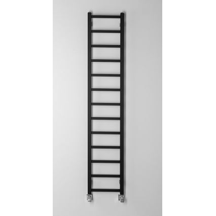 Sapho - Kúpeľňový radiátor METRO LIGHT 276 W 30 × 150 cm matná čierna