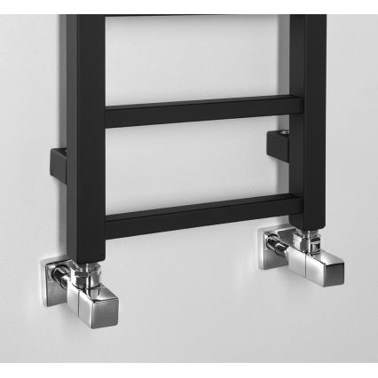 Sapho - Kúpeľňový radiátor METRO LIGHT 276 W 30 × 150 cm matná čierna