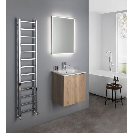 Sapho - Kúpeľňový radiátor METRO LIGHT 276W/230V 30x150 cm lesklý chróm