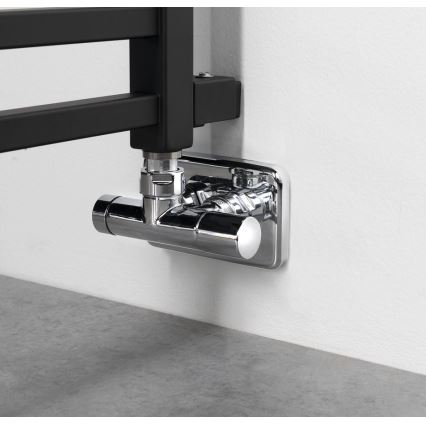 Sapho - Kúpeľňový radiátor METRO SPACE 525W/230V 55x143 cm matná čierna