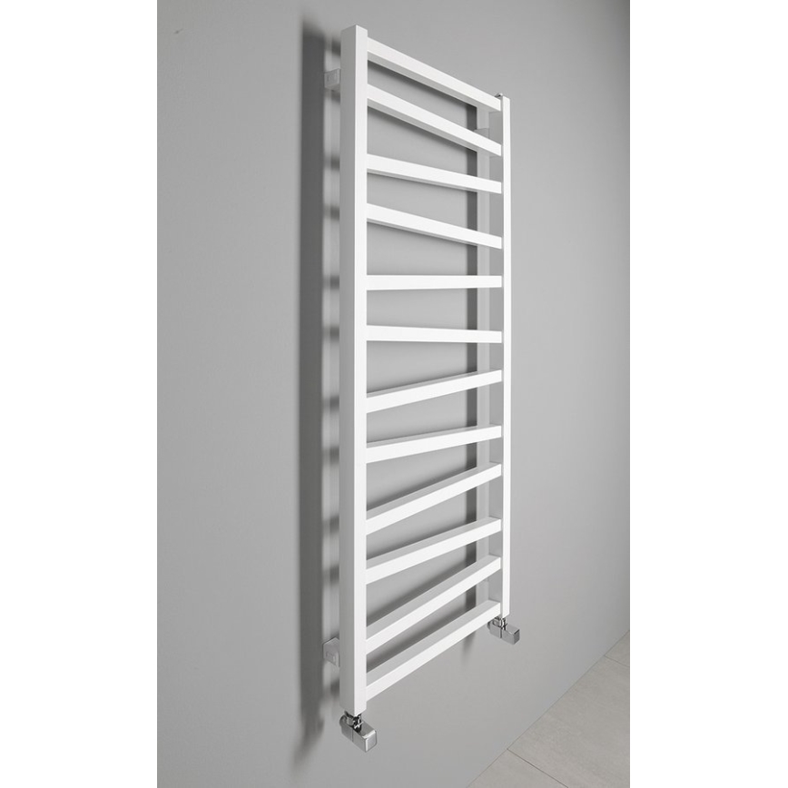 Sapho - Kúpeľňový radiátor ZIG 490W/230V 50x133 cm biely