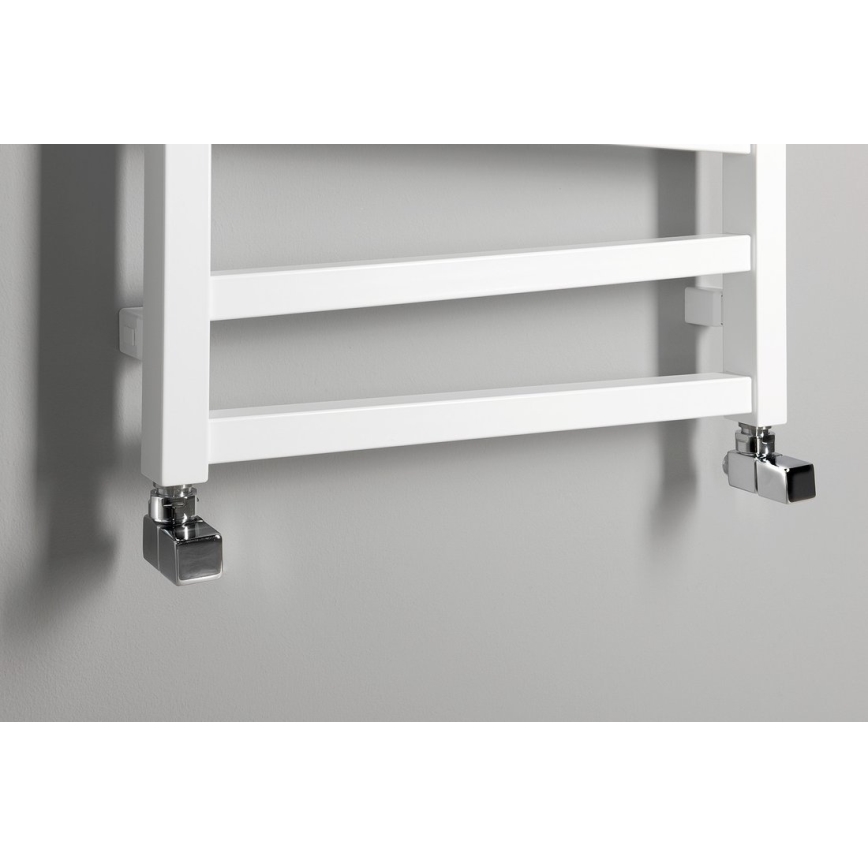 Sapho - Kúpeľňový radiátor ZIG 490W/230V 50x133 cm biely