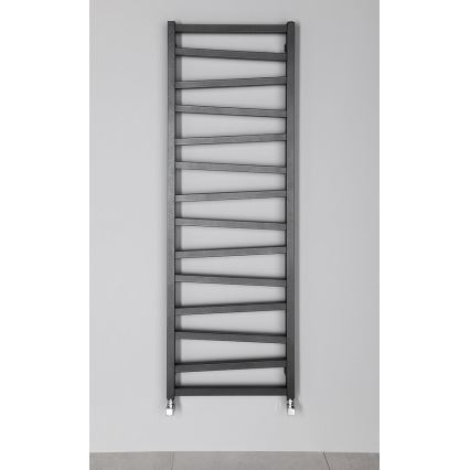 Sapho - Kúpeľňový radiátor ZIG 582W/230V 50x157 cm antracit
