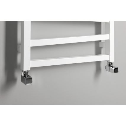 Sapho - Kúpeľňový radiátor ZIG 582W/230V 50x157 cm biela