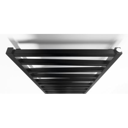 Sapho - Kúpeľňový radiátor ZIG 824W/230V 60x181 cm čierny