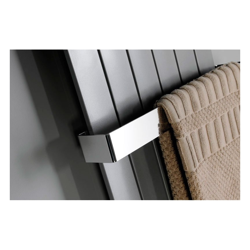 Sapho - Nástenný vešiak na uteráky COLONNA 8x65 cm brúsená nerezová oceľ