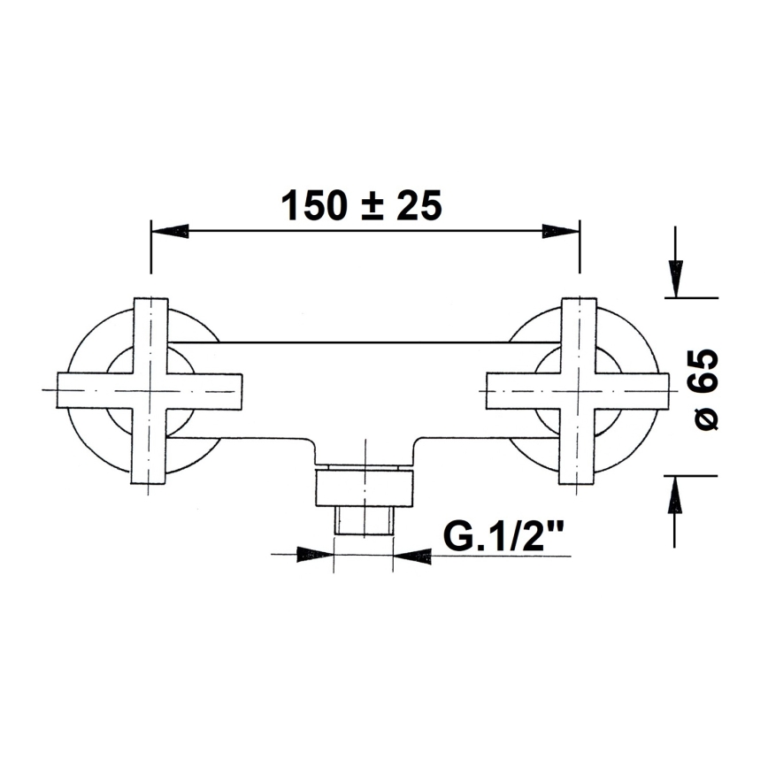 Sapho - Sprchová batéria AXIA lesklý chróm