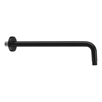 Sapho - Sprchové rameno guľaté 40 cm matná čierna