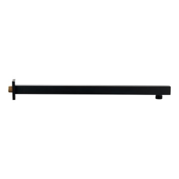 Sapho - Sprchové rameno hranaté 40 cm matná čierna