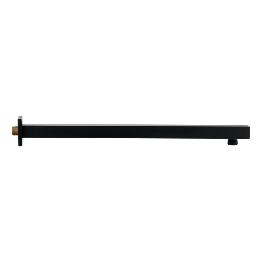 Sapho - Sprchové rameno hranaté 40 cm matná čierna