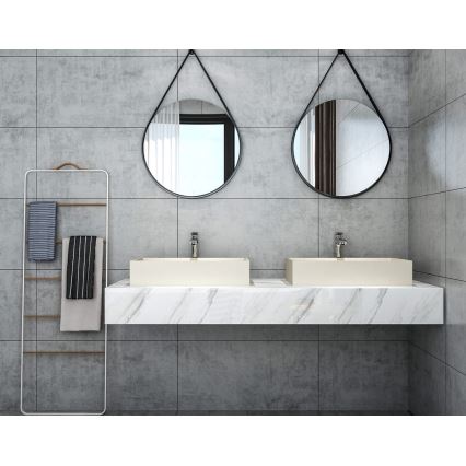 Sapho - Umývadlo na dosku 58x36 cm betón/béžová