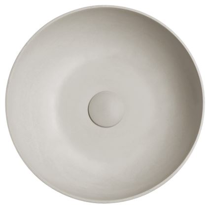 Sapho - Umývadlo na dosku FORMIGO pr. 39 cm betón/piesková
