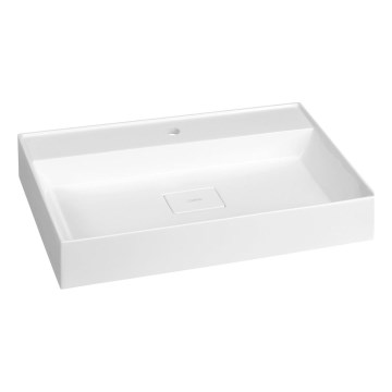 Sapho - Umývadlo na dosku GODIVA 68x44 cm mramor/biela