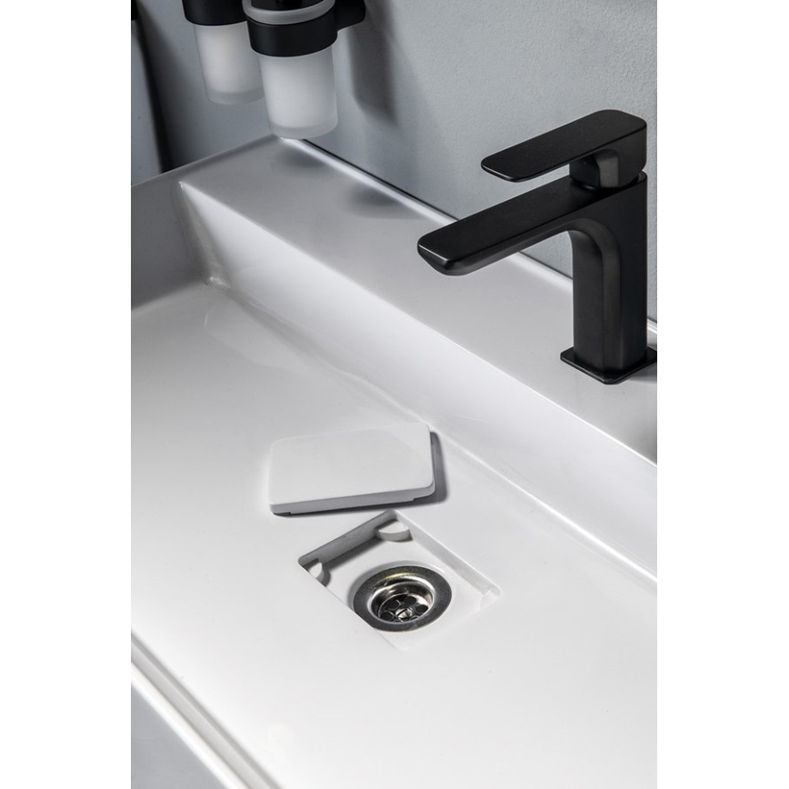 Sapho - Umývadlo na dosku GODIVA 68x44 cm mramor/biela