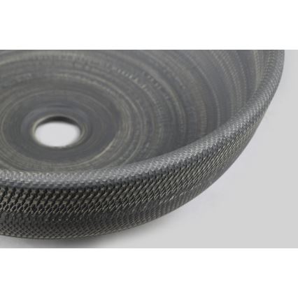 Sapho - Umývadlo na dosku PRIORI, priemer 41 cm, keramika/šedá