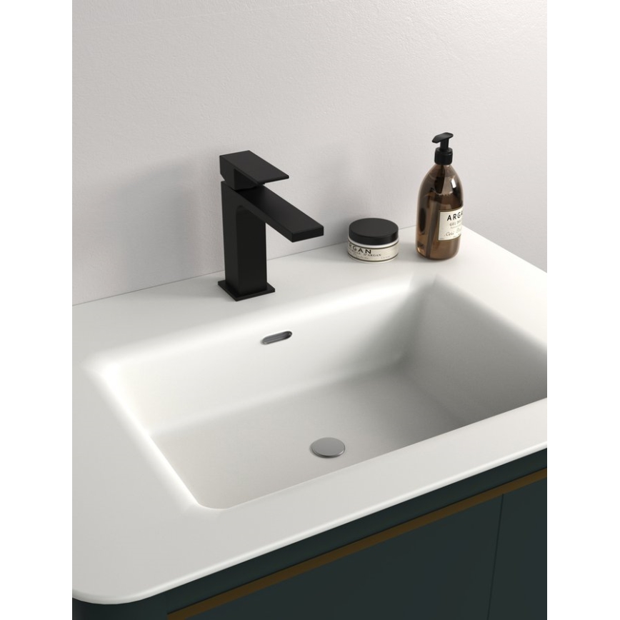 Sapho - Umývadlová batéria CUBEMIX 15,3 cm matná čierna