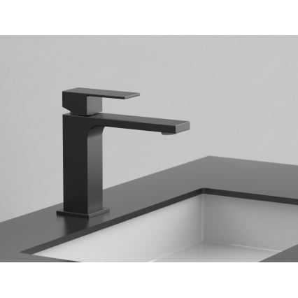 Sapho - Umývadlová batéria CUBEMIX 15,3 cm matná čierna