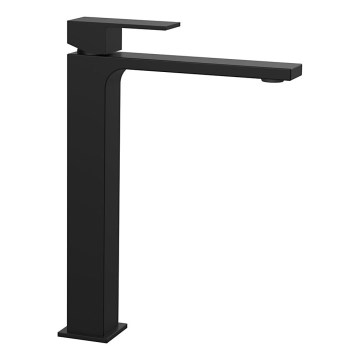 Sapho - Umývadlová batéria CUBEMIX 27,8 cm matná čierna