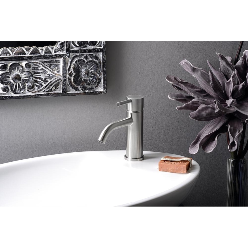 Sapho - Umývadlová batéria MINIMAL 15,8 cm nerez