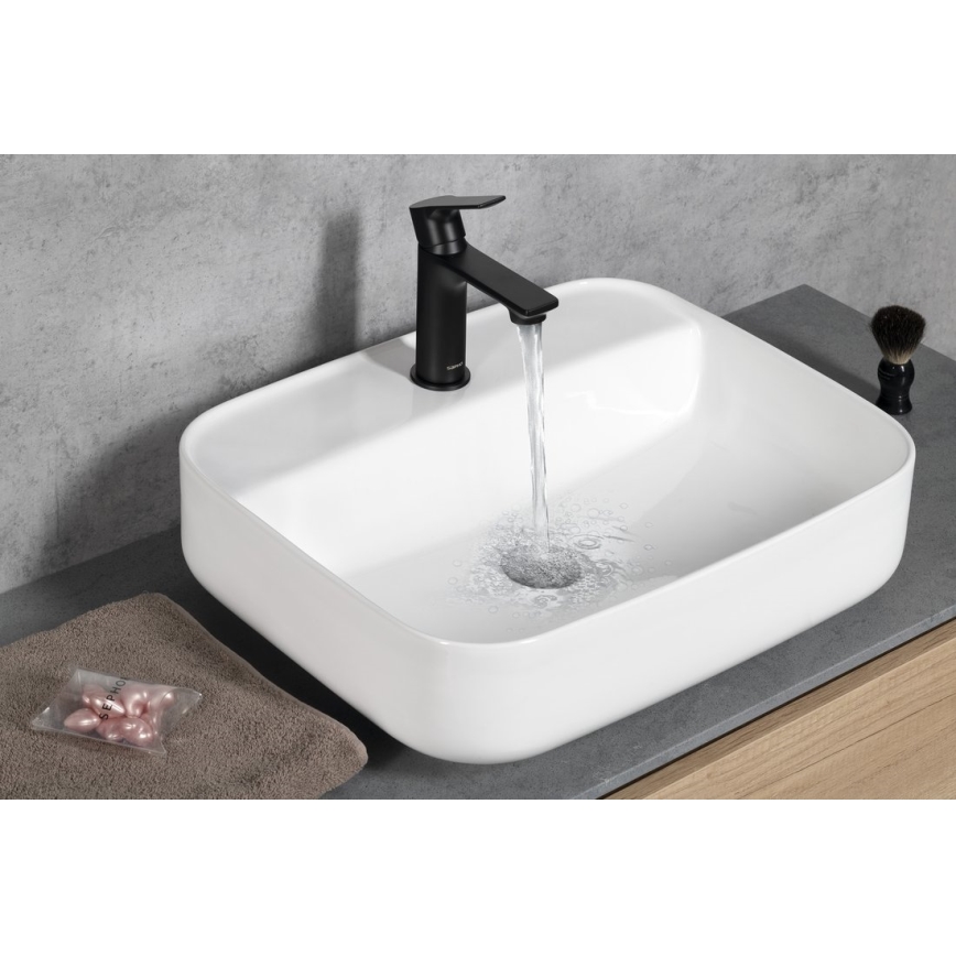 Sapho - Umývadlová batéria PAX 16,5 cm matná čierna