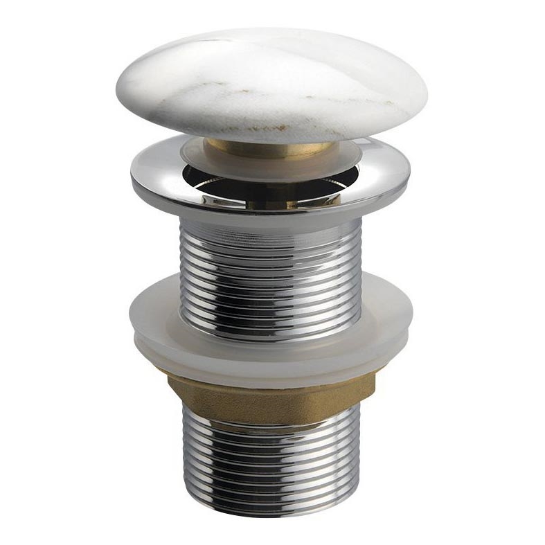 Sapho - Umývadlová výpusť Click-Clack DALMA pr. 6,7 cm Carrara