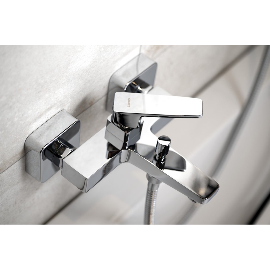 Sapho - Vaňová batéria TURSI lesklý chróm